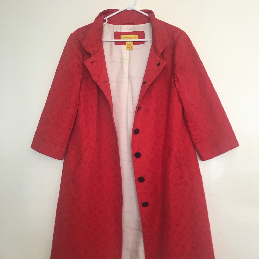 Vintage red opera coat